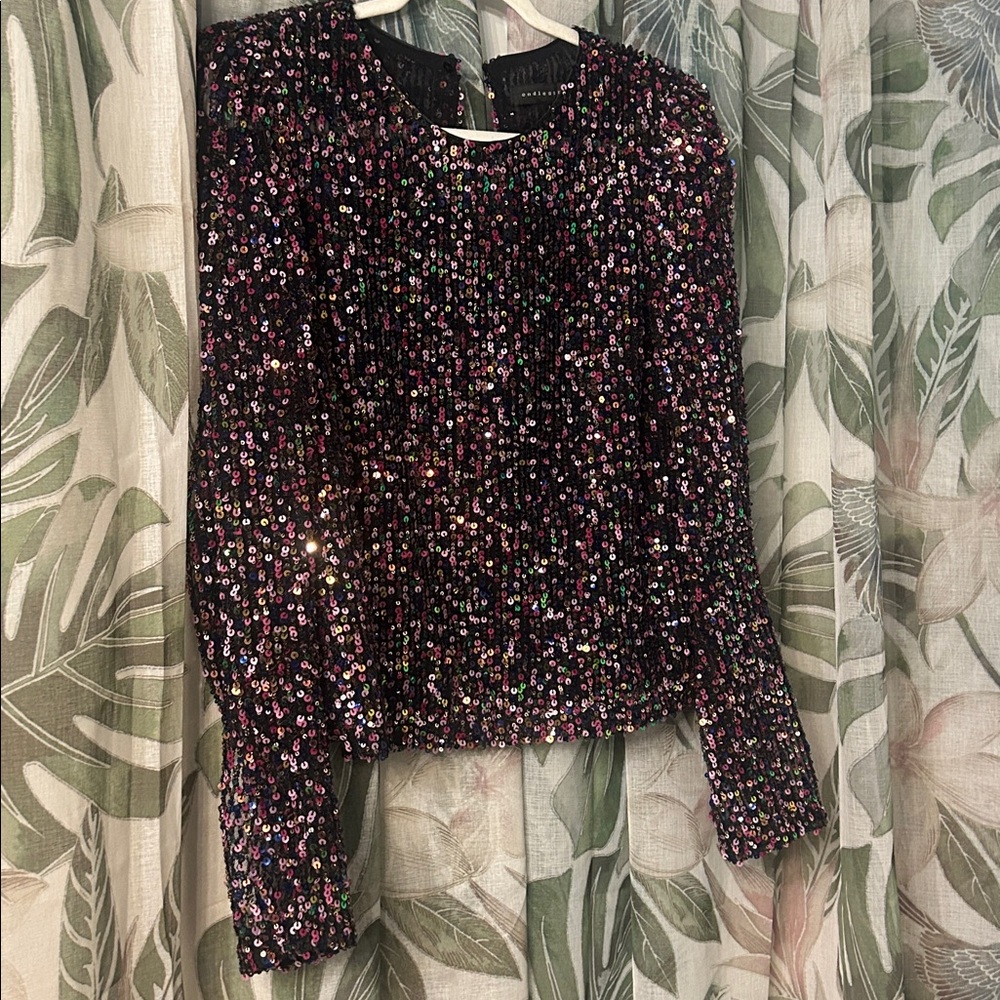 Endless Rose Multicolor Sequin Top - image 1